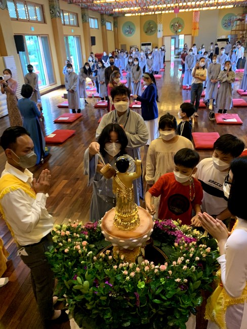 The Vesak Great Ceremony at Hoang Phap Temple in Jeonju City - South Korea